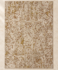 Rust Traveler Machine Washable Rug